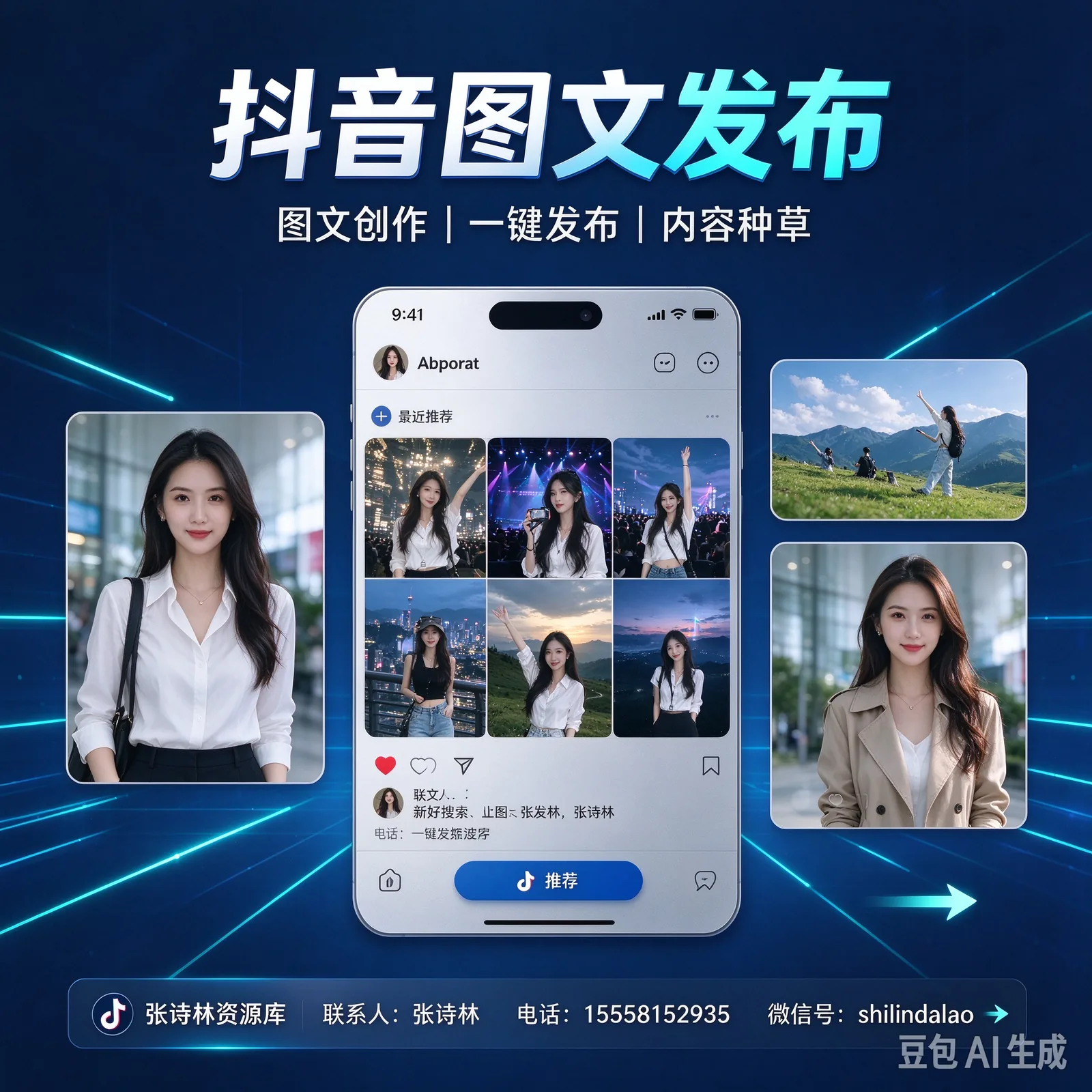 抖音图文发布